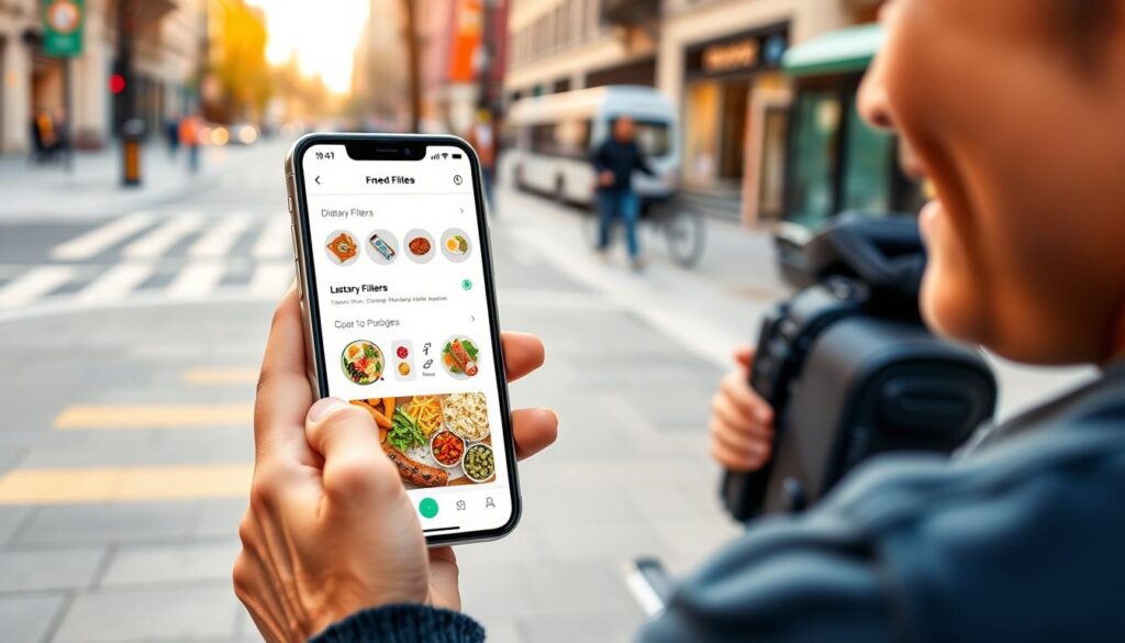 Accessible food delivery apps