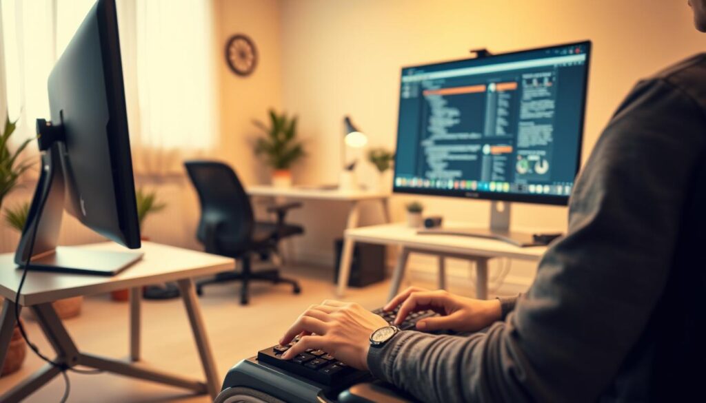 Remote work for disabled
