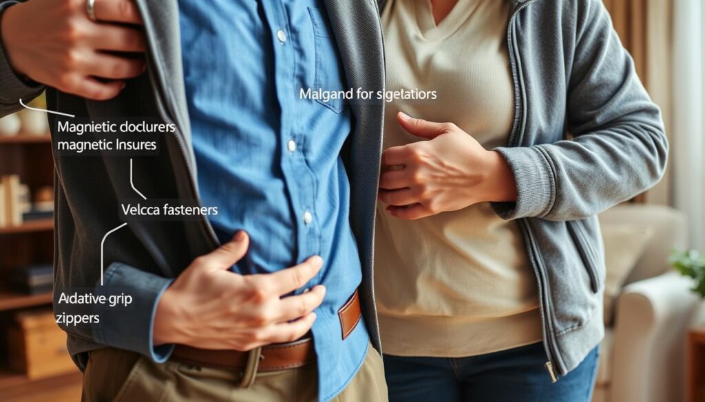 assisted dressing adaptive clothing